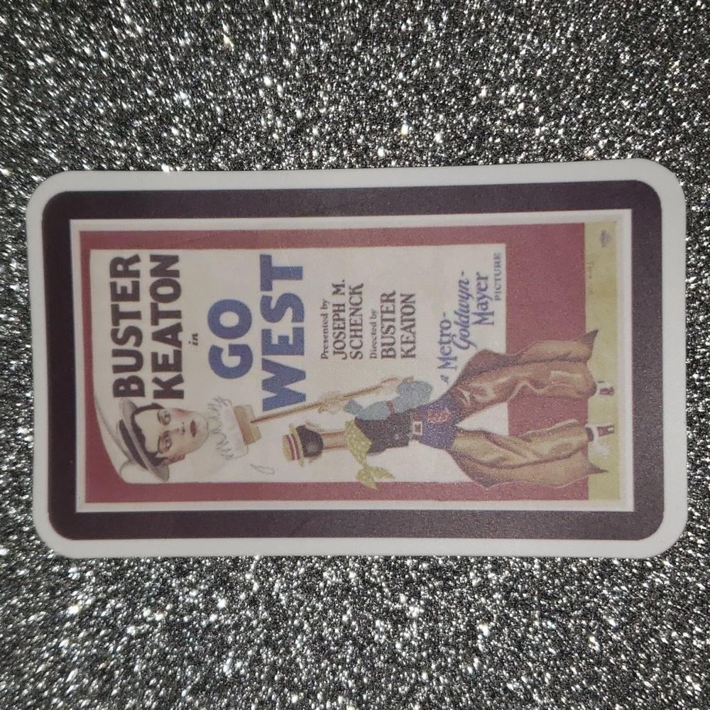 OLD MOVIE waterproof sticker Buster Keaton